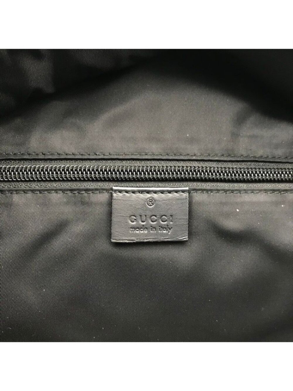 Guccissima Sherry Line Leather Backpack Black Travel Bag - Picture 9 of 10